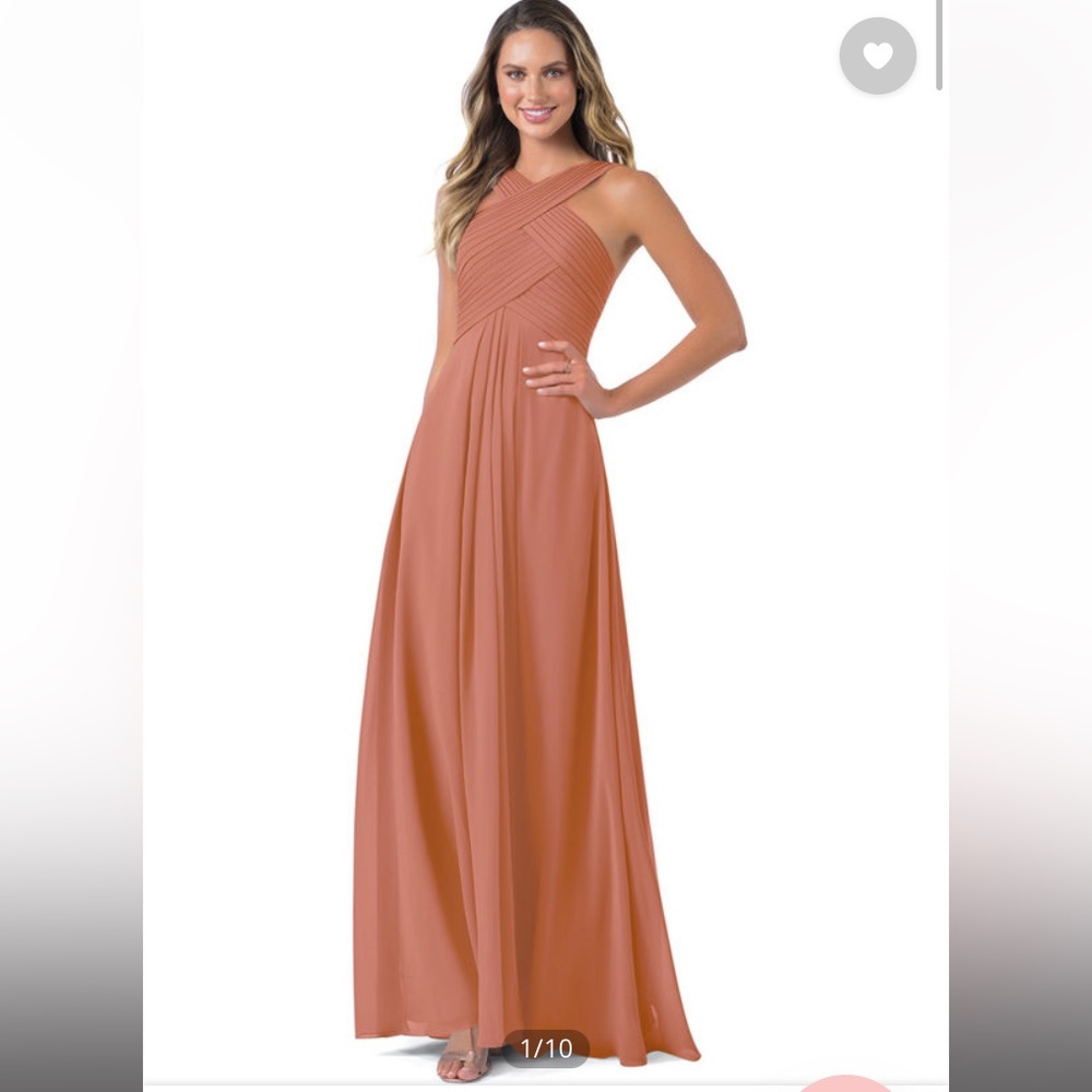 Azazie Kaleigh Bridesmaid dress in Mai Tai